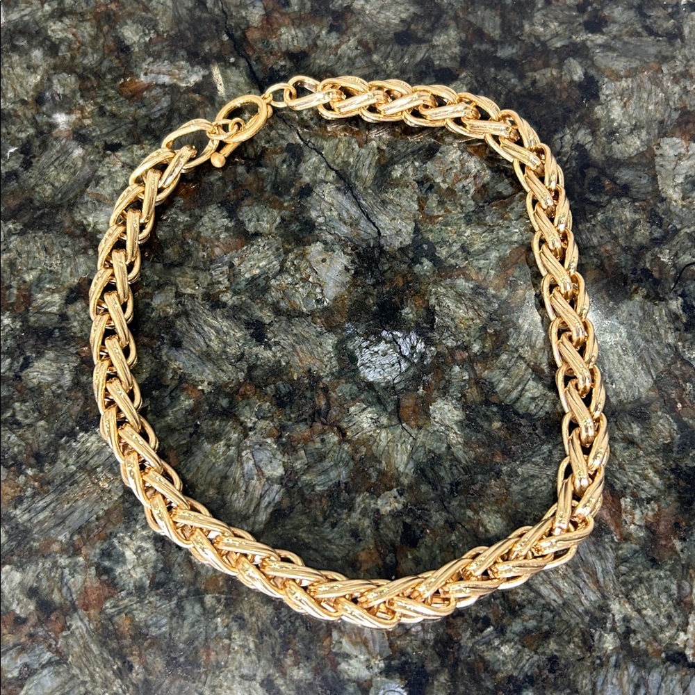 New💜 Gold Sunlit Braid Necklace by EM💜